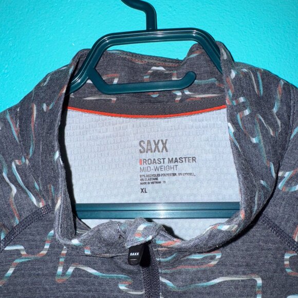 Camo Saxx Roaster Master Mid-Weight Zip-up shirt, Size XL - Picture 2 of 3